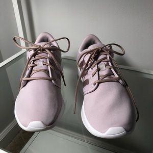 Baby Pink-Lilac Adidas Cloudfoam Running Shoes 💓